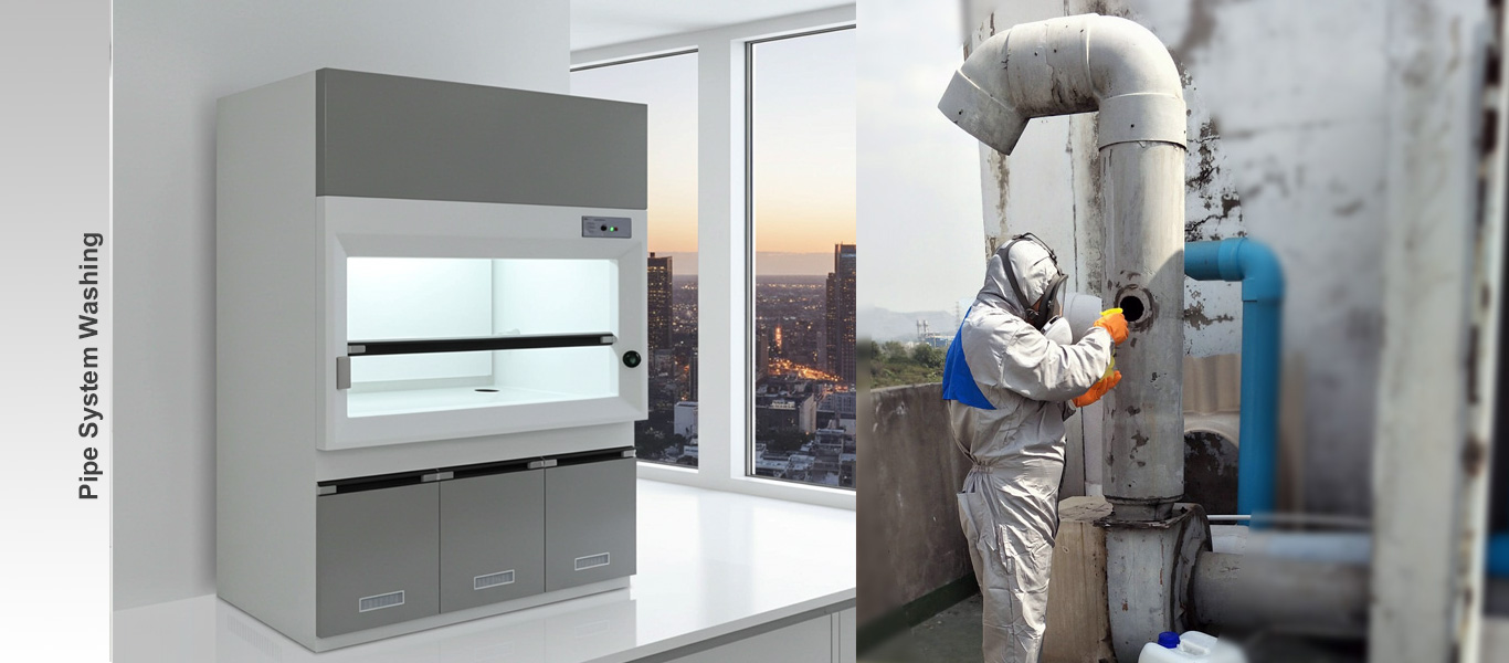 ล้างท่อตู้ดูดควัน