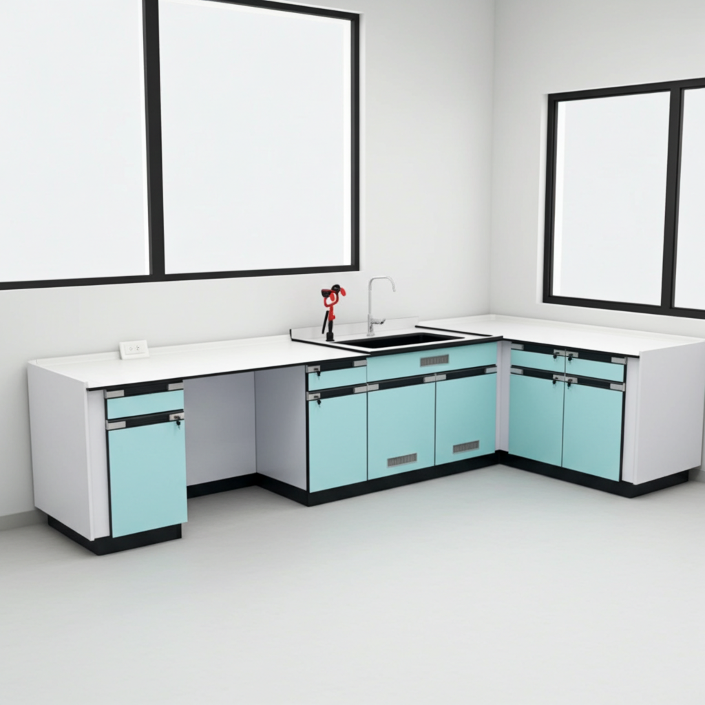 โต๊ะปฏิบัติการติดผนัง