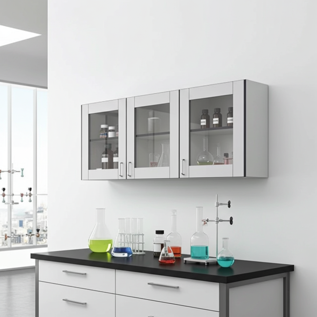 ตู้แขวนผนัง, ตู้เก็บอุปกรณ์, ตู้เก็บเครื่องแก้ว, ตู้เก็บสารเคมี 